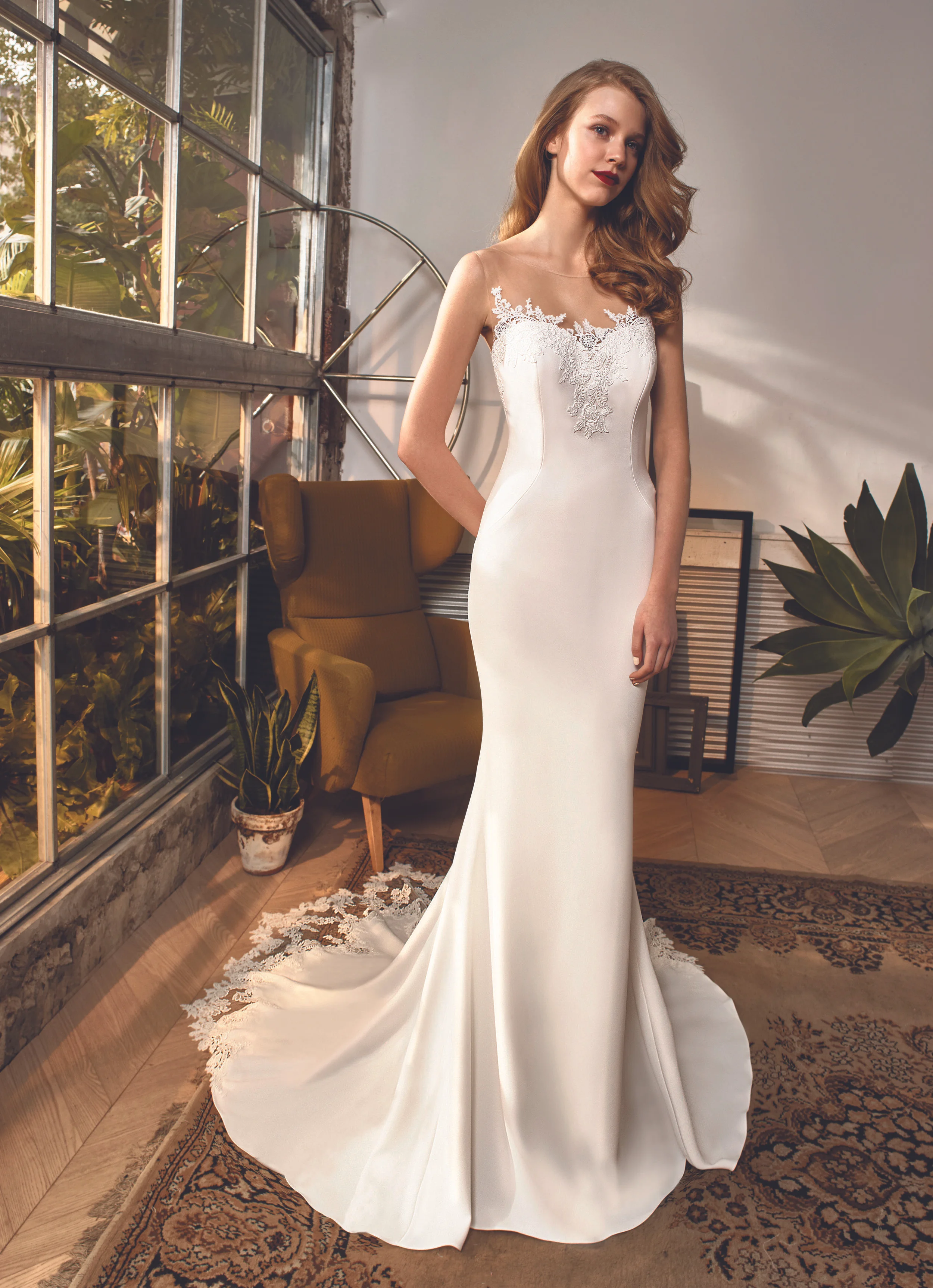 pale skin wedding dress Cinosural International School